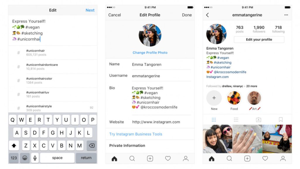 An example of an Instagram hashtag in action: #FitnessGoals used to reach a broader audience interested in health and fitness.